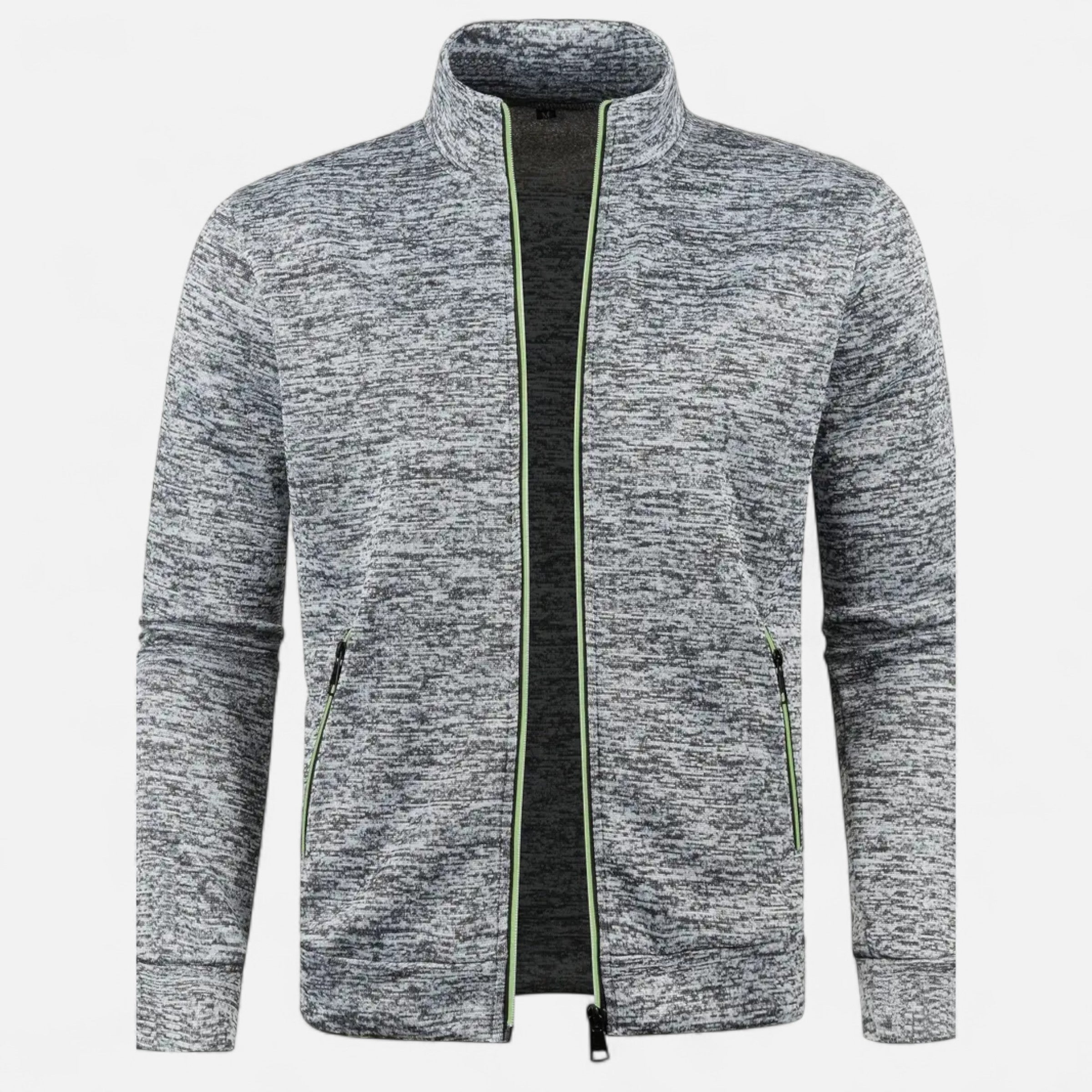 Men’s Classic Full Zip Knit Cardigan for Autumn and Winter