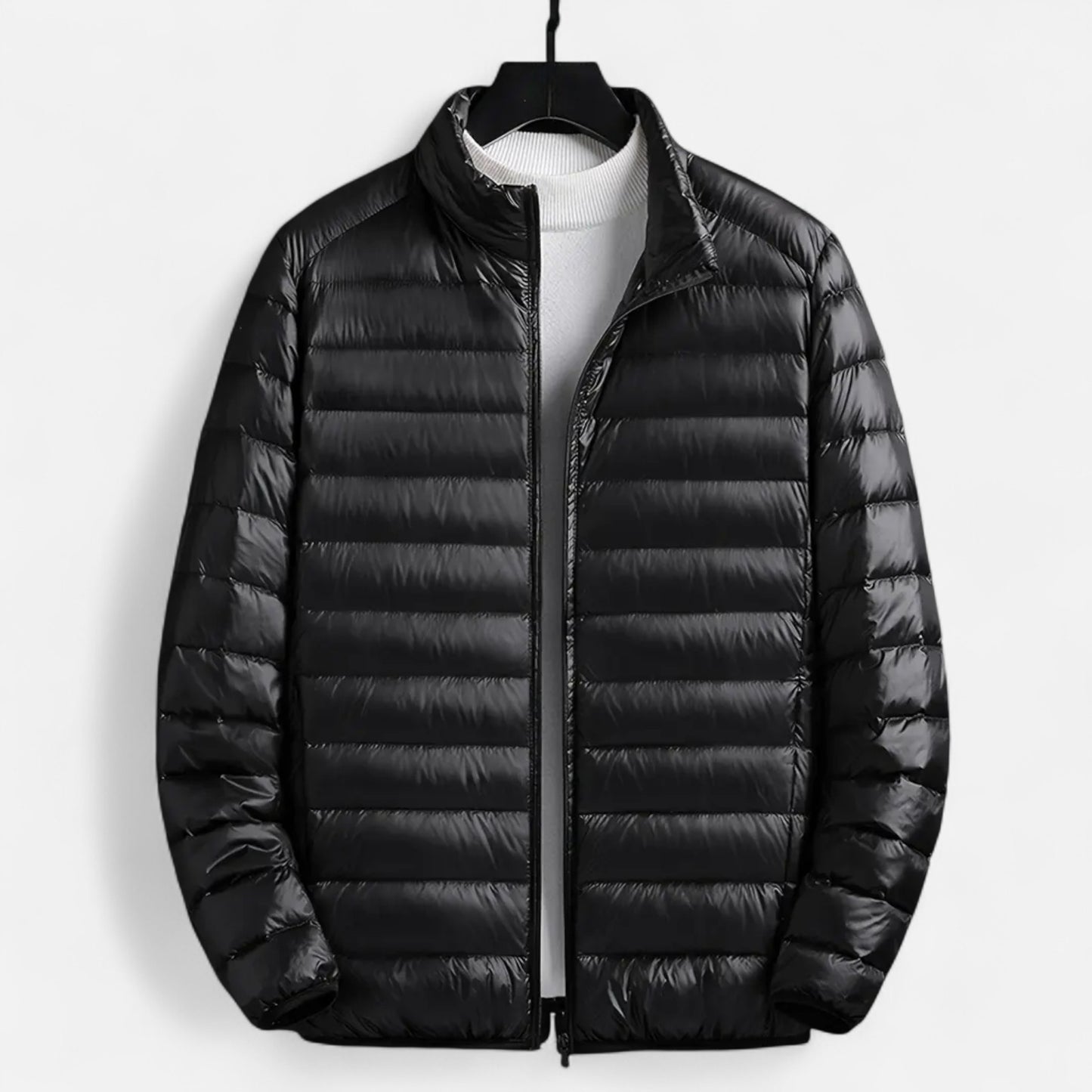 Dorevelle | Men’s Lightweight Jacket – Stand Collar Autumn Elegance