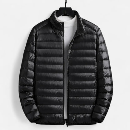 Dorevelle | Men’s Lightweight Jacket – Stand Collar Autumn Elegance
