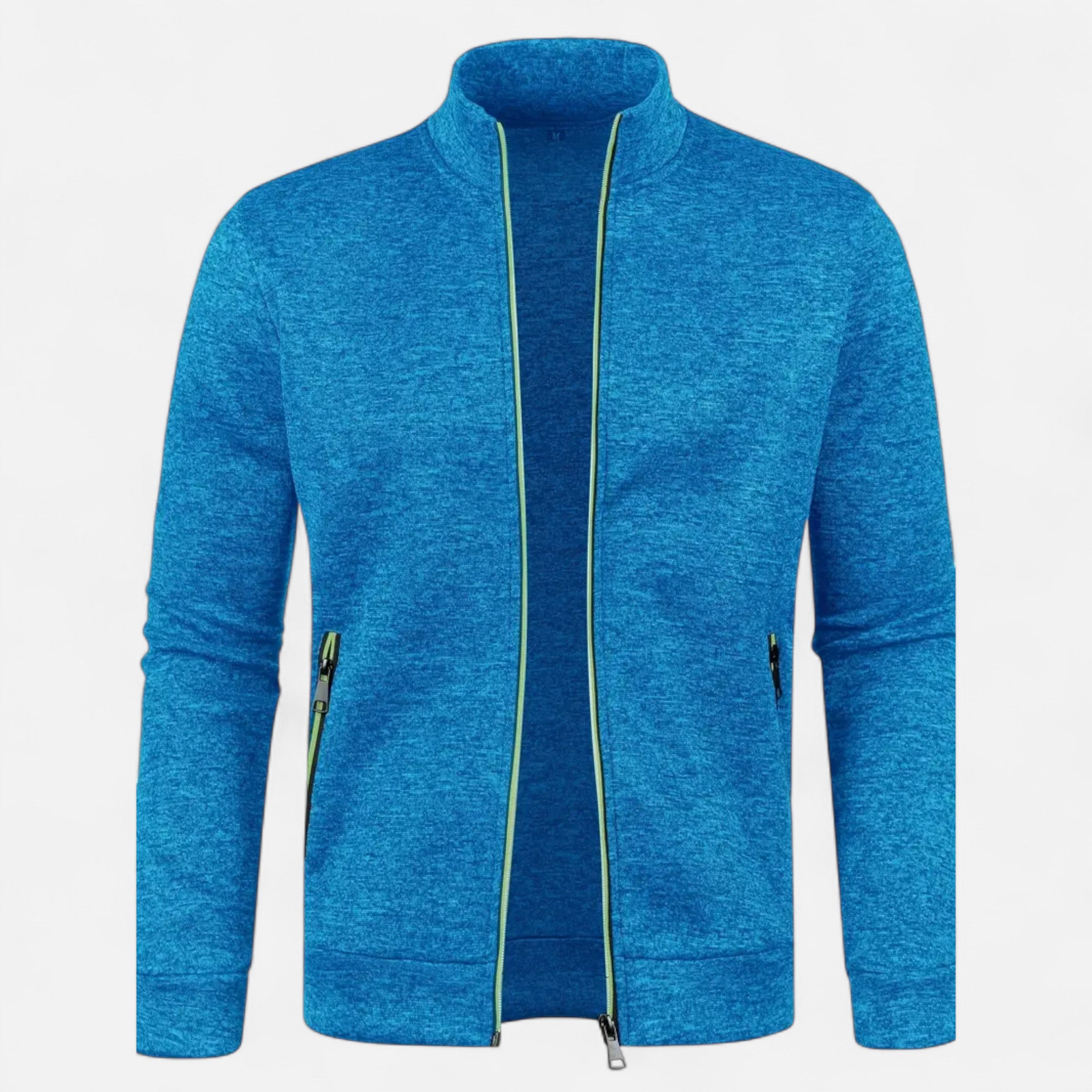 Men’s Classic Full Zip Knit Cardigan for Autumn and Winter