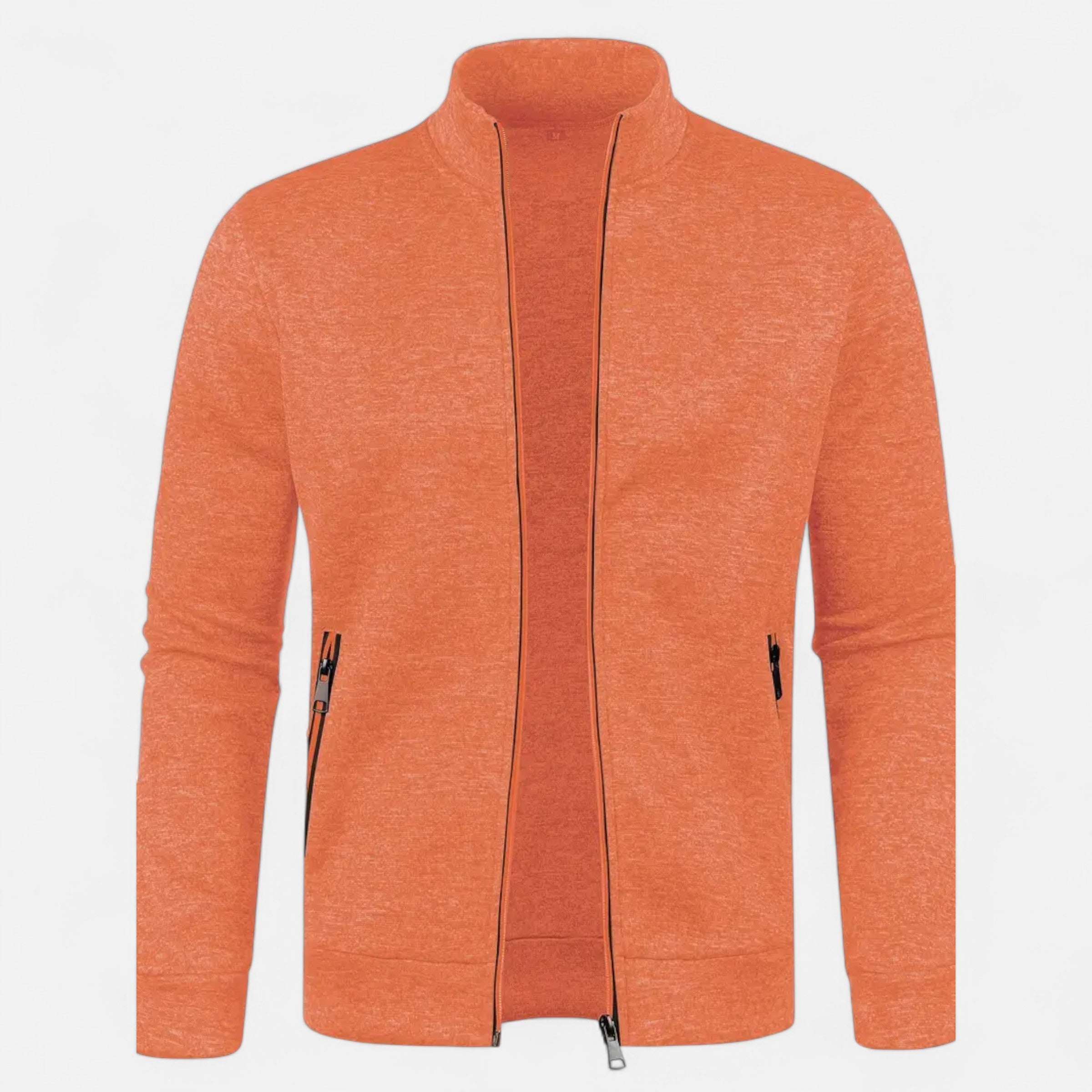 Men’s Classic Full Zip Knit Cardigan for Autumn and Winter