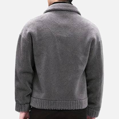 Dorevelle | Men’s Faux Fur Jacket – Lapel Autumn Winter Elegance