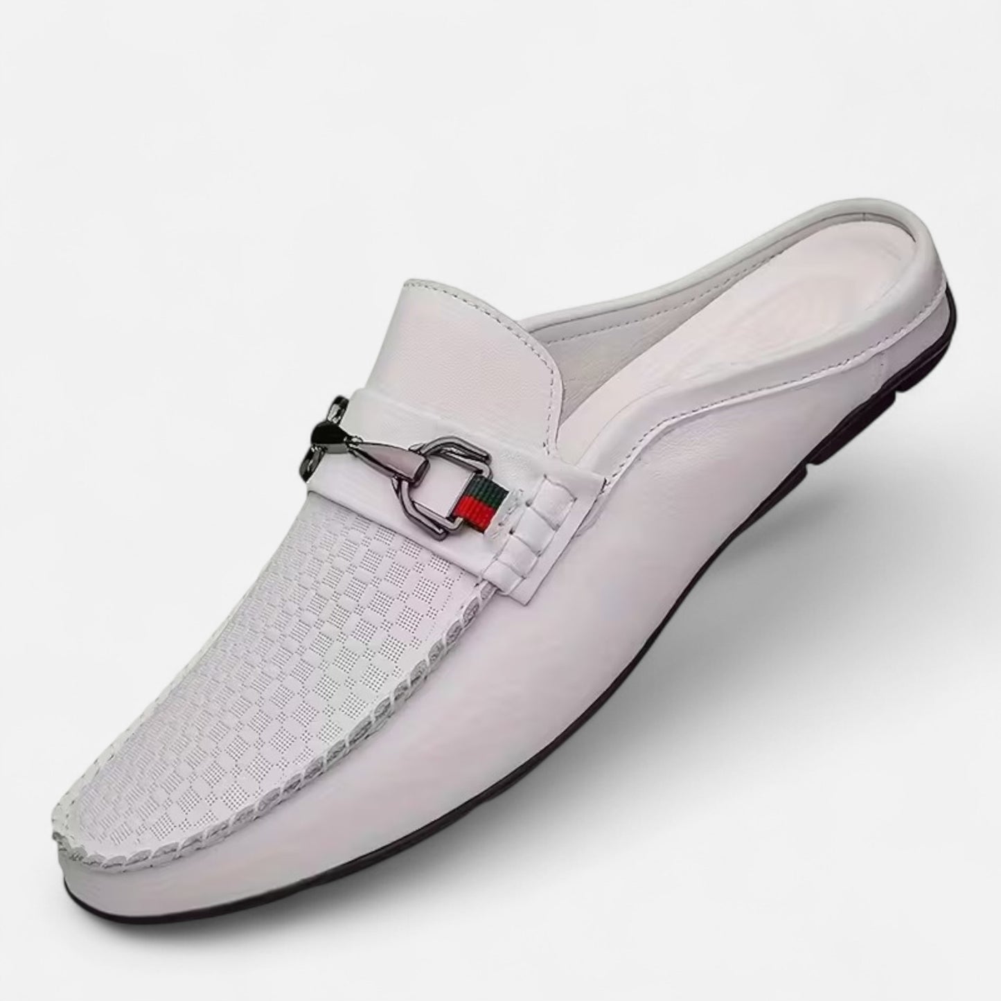 Dorevelle | Men’s Retro Moc Toe Mule Shoes