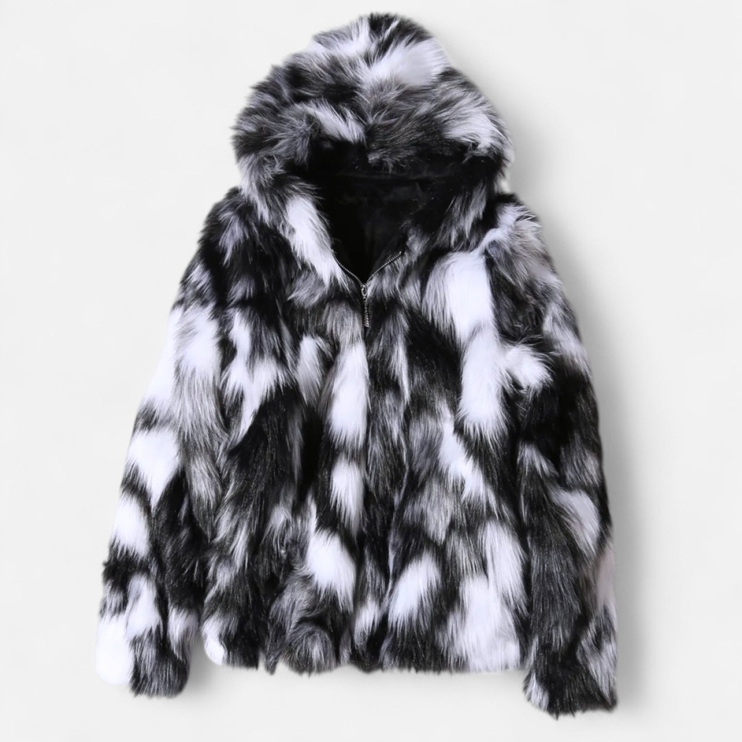 Dorevelle | Men’s Hooded Fur Jacket – Winter Heritage Warmth