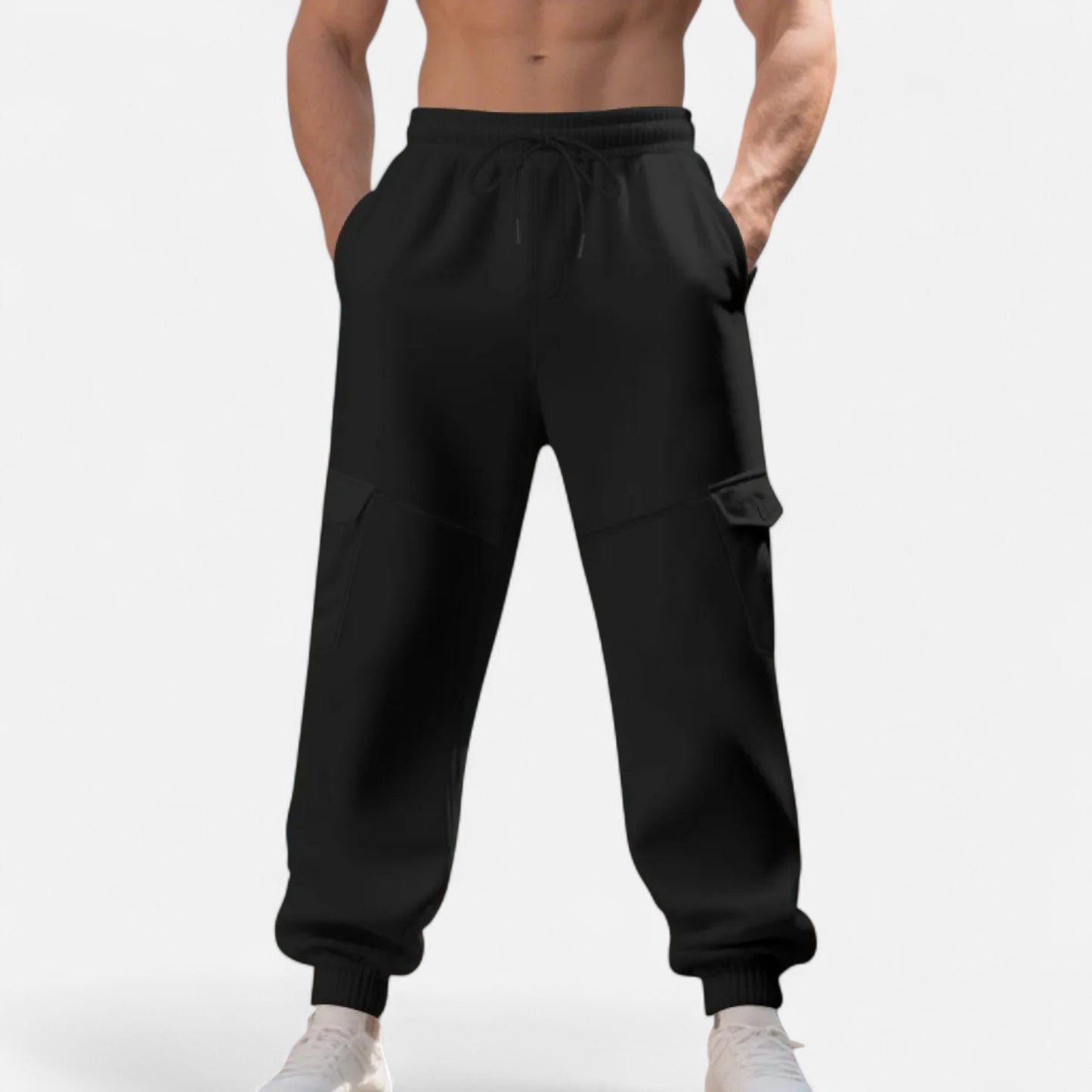 Dorevelle | Men’s Cargo Pants – Refined Ankle-Banded Classic