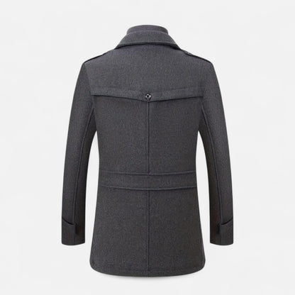 Dorevelle | Men’s Tweed Coat – Slim Heritage Elegance