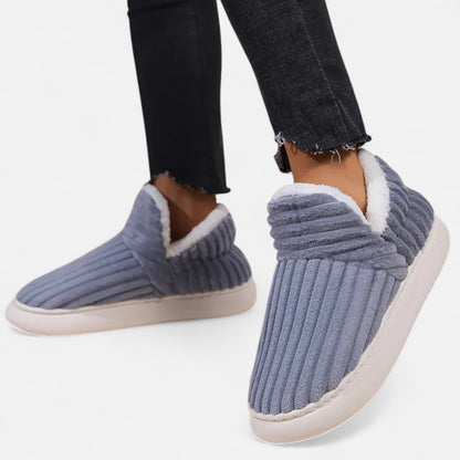 Dorevelle | Women’s Plush Slipper Boots – Autumn & Winter Cozy Comfort