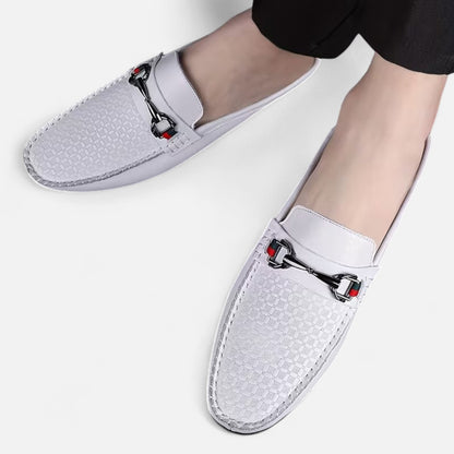 Dorevelle | Men’s Retro Moc Toe Mule Shoes