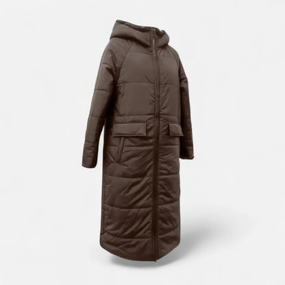 Dorevelle | Women’s Long Padded Coat – Fleece Winter Elegance