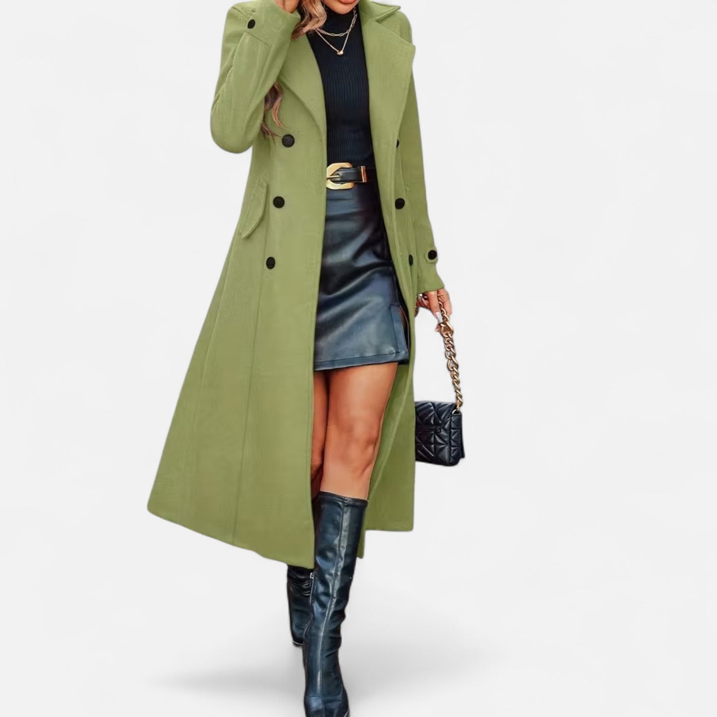 Dorevelle | Women’s Long Coat – Elegant Seasonal Outerwear