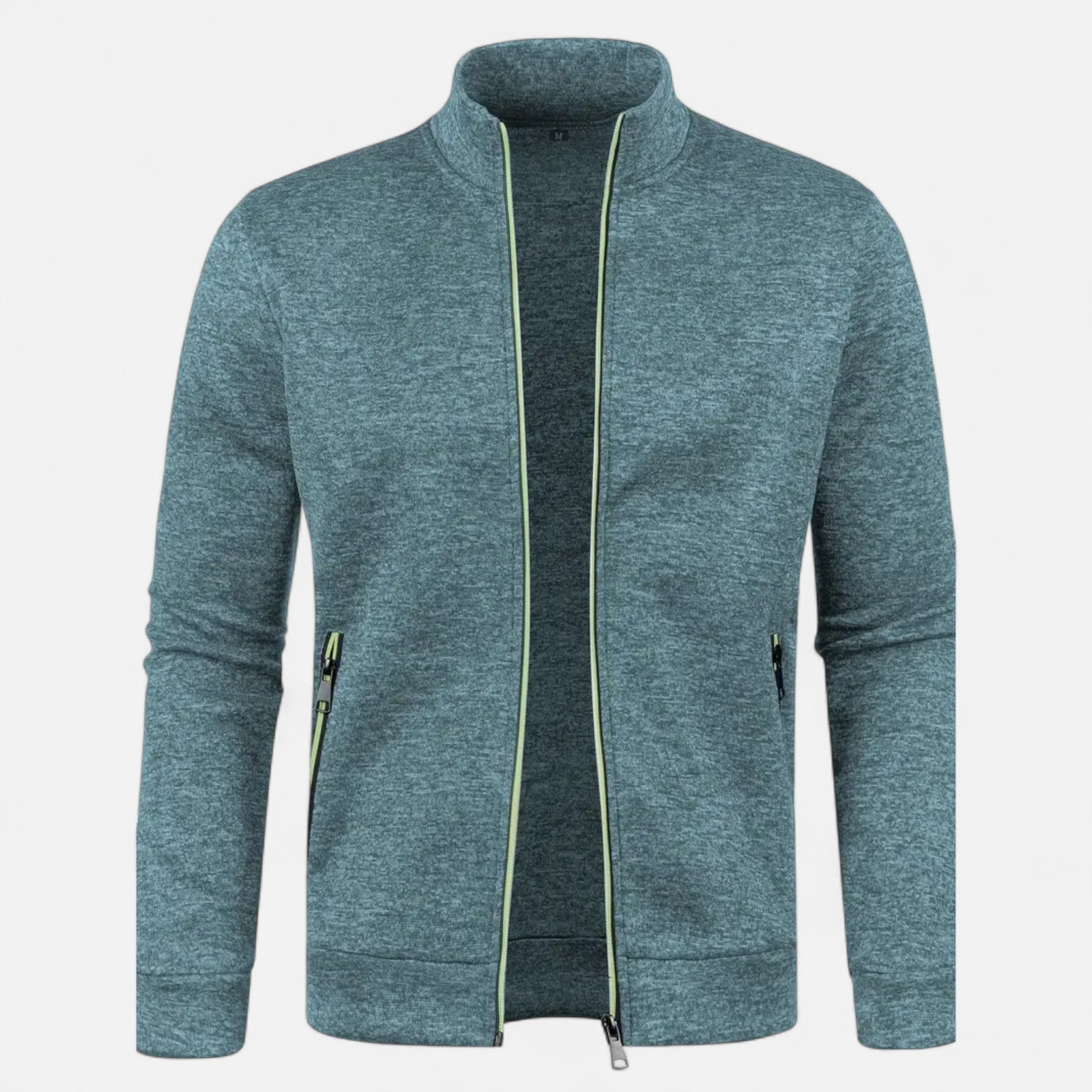 Men’s Classic Full Zip Knit Cardigan for Autumn and Winter