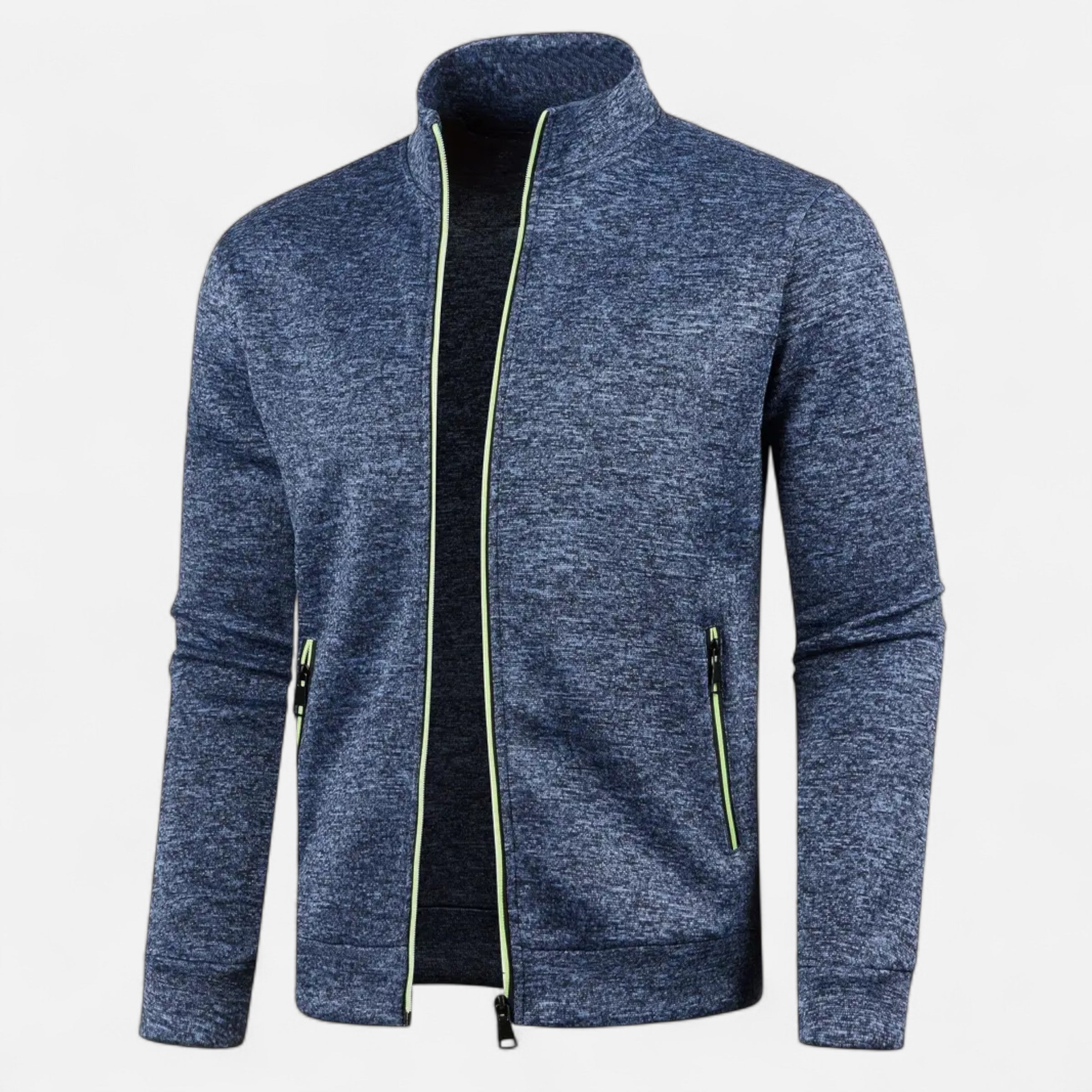Men’s Classic Full Zip Knit Cardigan for Autumn and Winter