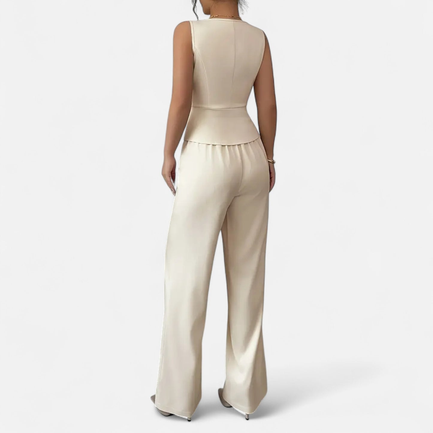 Dorevelle | Women’s Blouse & Pants Set – Business Elegance