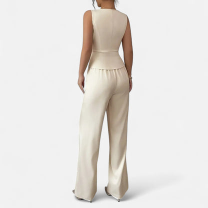 Dorevelle | Women’s Blouse & Pants Set – Business Elegance