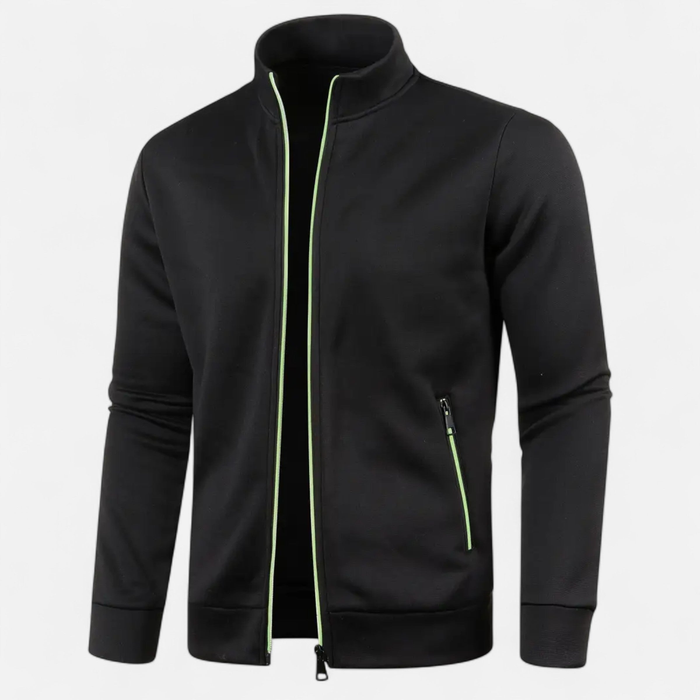 Men’s Classic Full Zip Knit Cardigan for Autumn and Winter