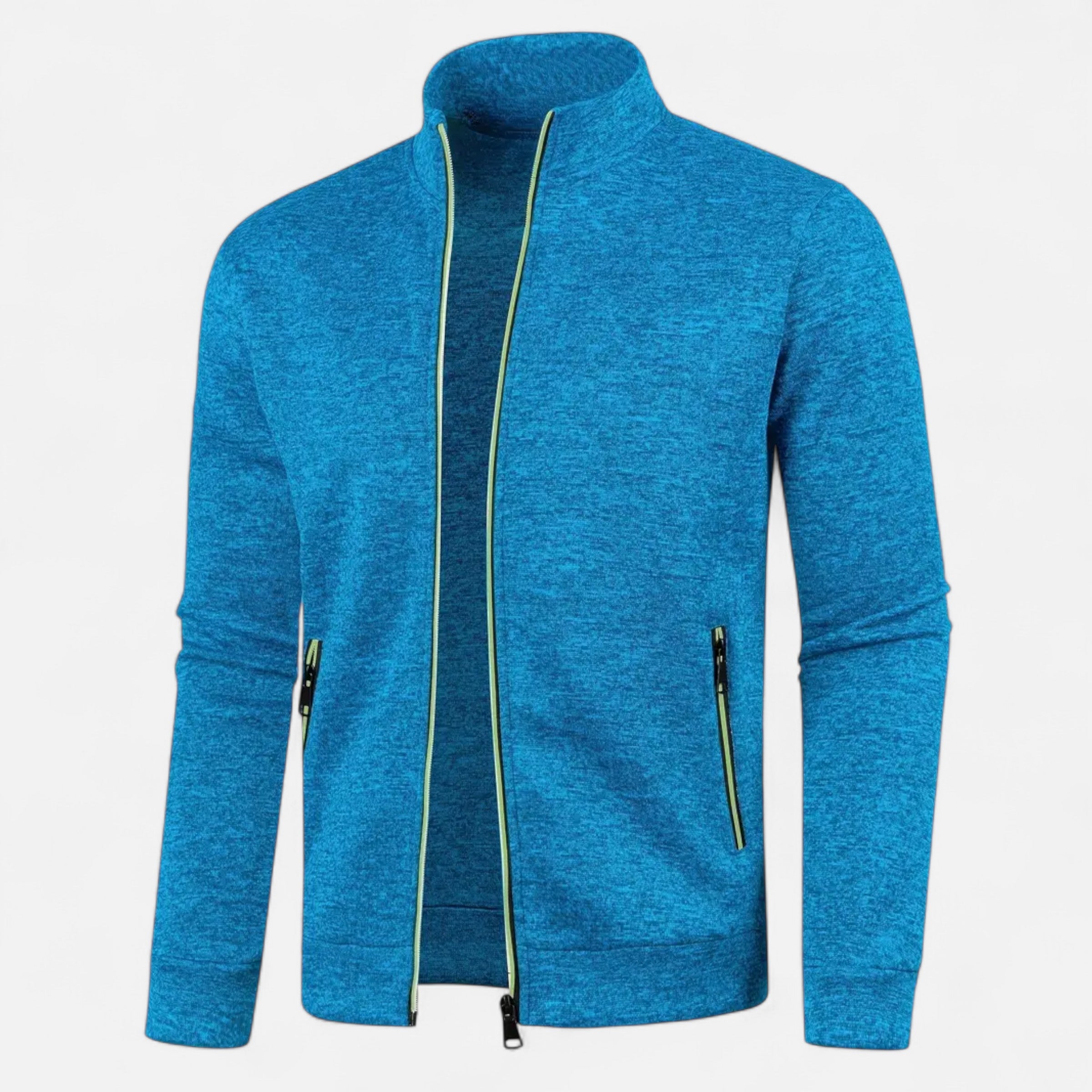 Men’s Classic Full Zip Knit Cardigan for Autumn and Winter