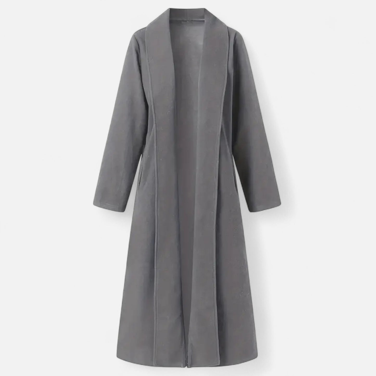 Dorevelle | Women’s Plus Size Overcoat - Lapel Collar Elegance