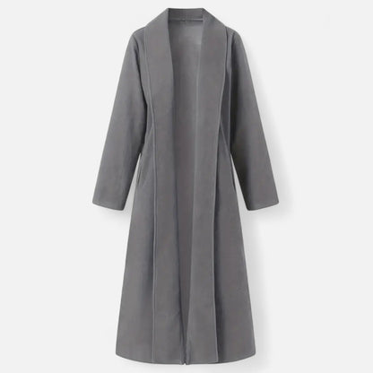 Dorevelle | Women’s Plus Size Overcoat - Lapel Collar Elegance