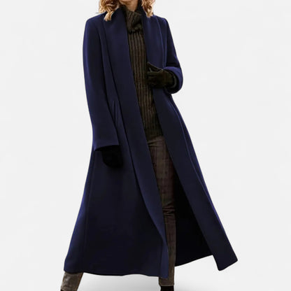 Dorevelle | Women’s Plus Size Overcoat - Lapel Collar Elegance