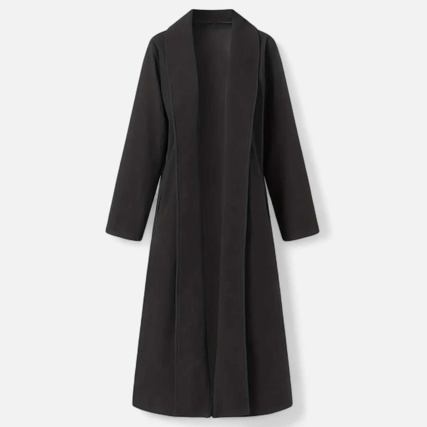 Dorevelle | Women’s Plus Size Overcoat - Lapel Collar Elegance