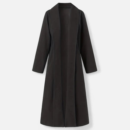 Dorevelle | Women’s Plus Size Overcoat - Lapel Collar Elegance