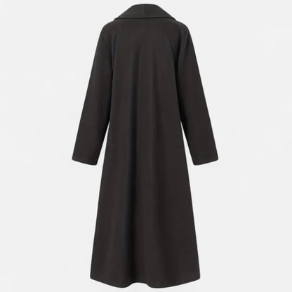 Dorevelle | Women’s Plus Size Overcoat - Lapel Collar Elegance