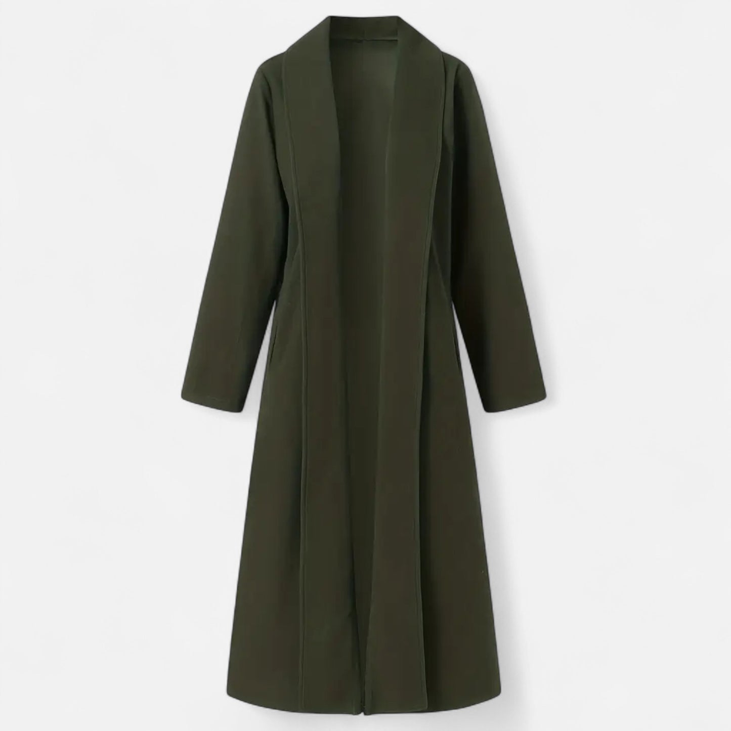 Dorevelle | Women’s Plus Size Overcoat - Lapel Collar Elegance