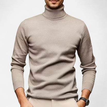 Dorevelle | Men’s Casual Solid Turtleneck Sweater