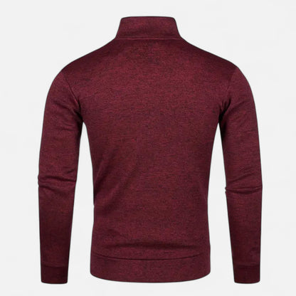 Dorevelle | Men’s Zip Jacket – Refined Knit Autumn Elegance