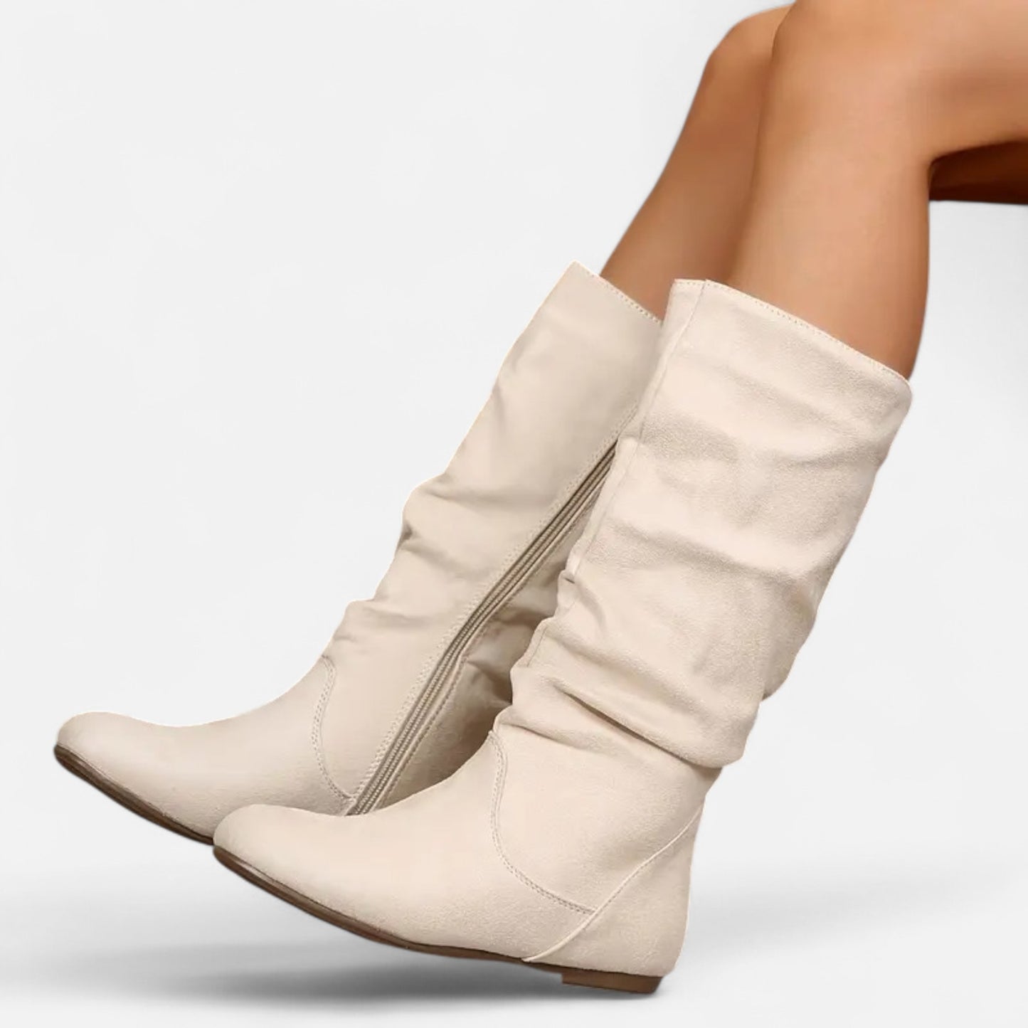Dorevelle | Women’s Mid-Calf Pleated Ankle Boots