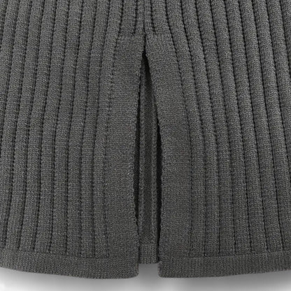 Dorevelle | Women’s Knit Set – High-Neck Pullover & Midi Skirt