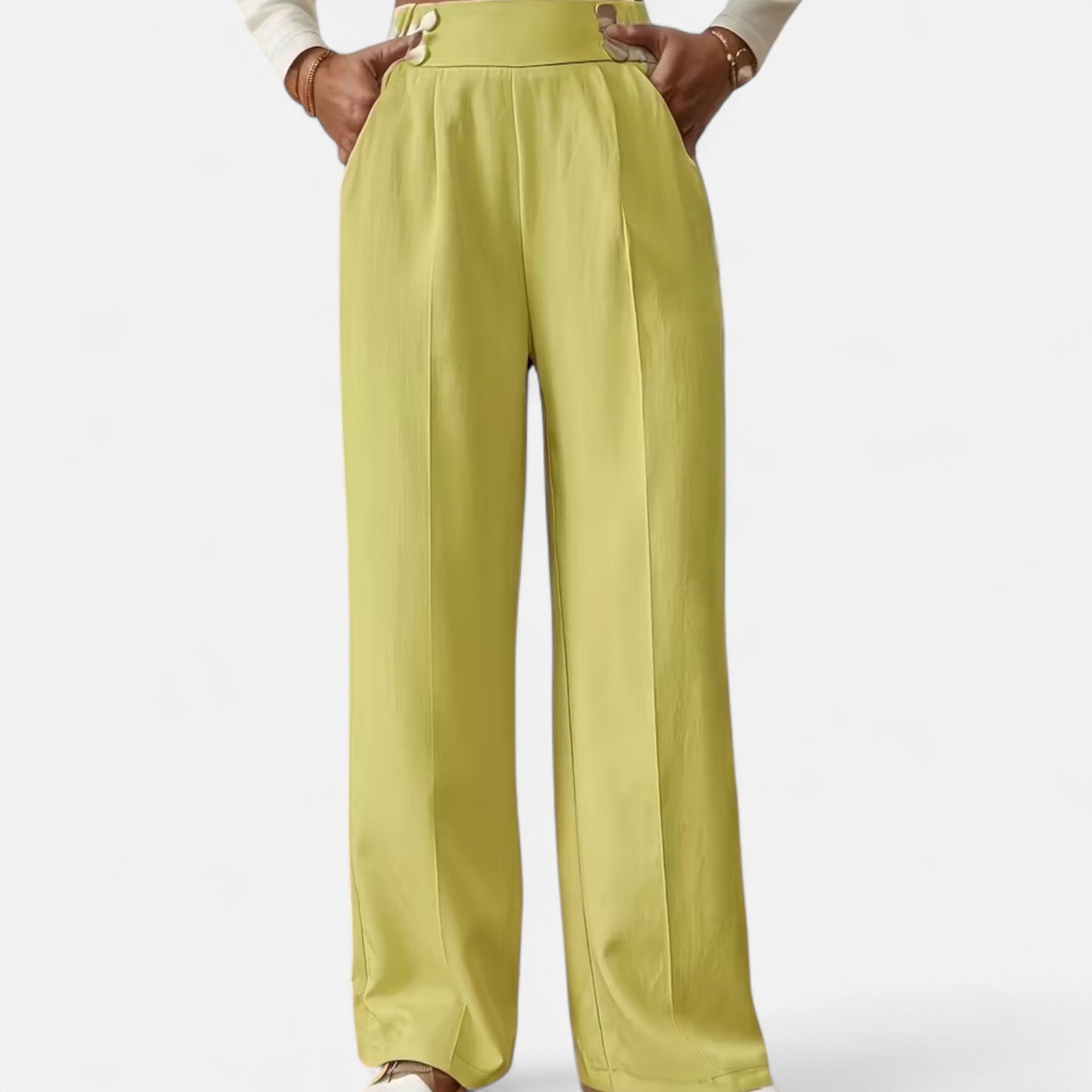 Dorevelle | Elegant French-Inspired Straight-Leg Office Pants