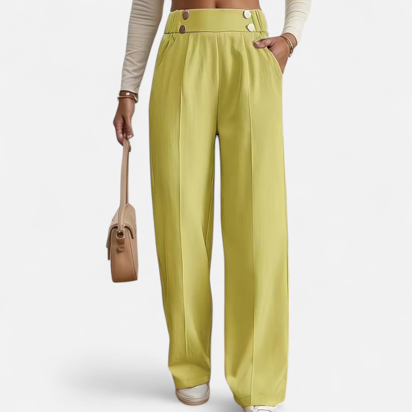 Dorevelle | Elegant French-Inspired Straight-Leg Office Pants
