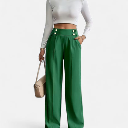 Dorevelle | Elegant French-Inspired Straight-Leg Office Pants