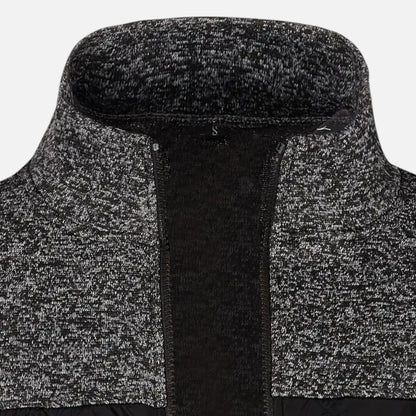 Dorevelle | Men’s Zip Jacket – Refined Knit Autumn Elegance