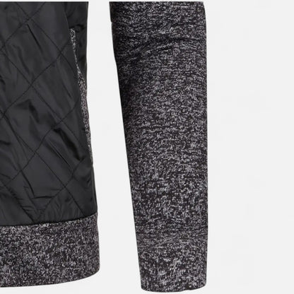 Dorevelle | Men’s Zip Jacket – Refined Knit Autumn Elegance