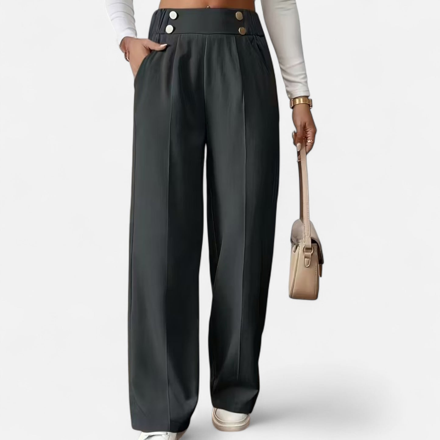Dorevelle | Elegant French-Inspired Straight-Leg Office Pants