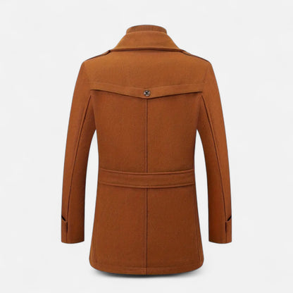 Dorevelle | Men’s Tweed Coat – Slim Heritage Elegance