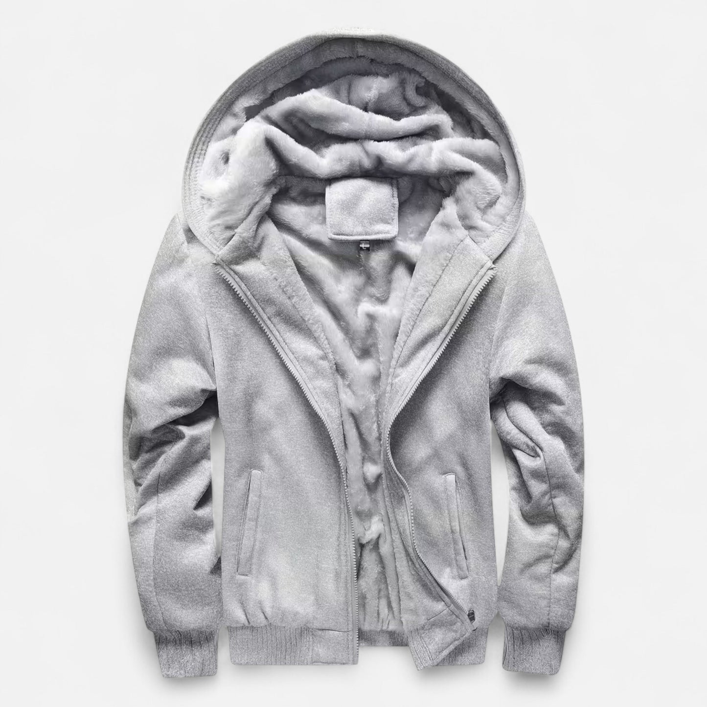 Dorevelle | Men’s Winter Jacket – Fleece-Lined Hooded Elegance