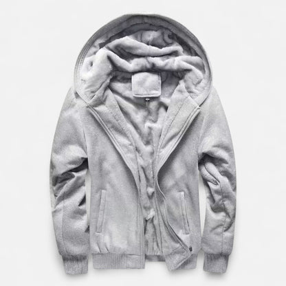 Dorevelle | Men’s Winter Jacket – Fleece-Lined Hooded Elegance
