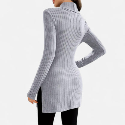 Dorevelle | Women’s Ribbed Sweater – Elegant High Neck Style