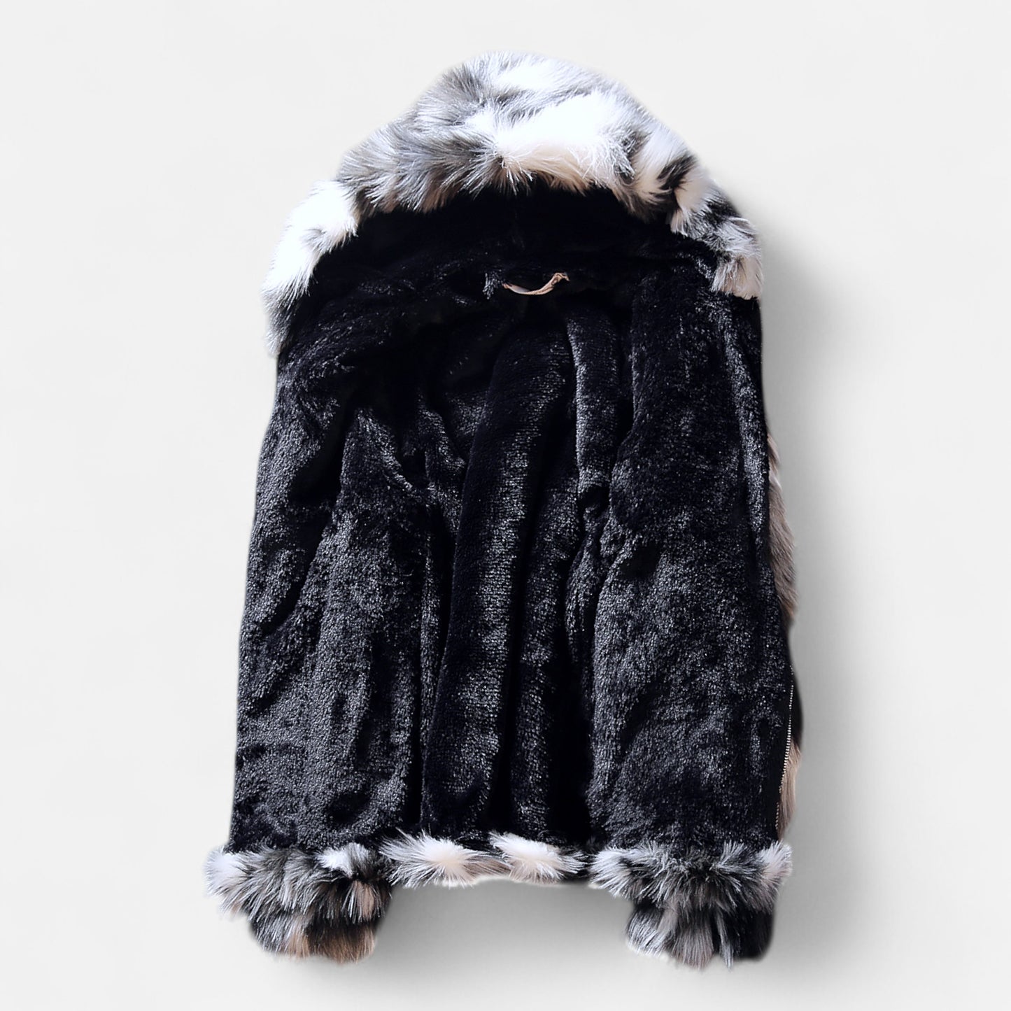 Dorevelle | Men’s Hooded Fur Jacket – Winter Heritage Warmth
