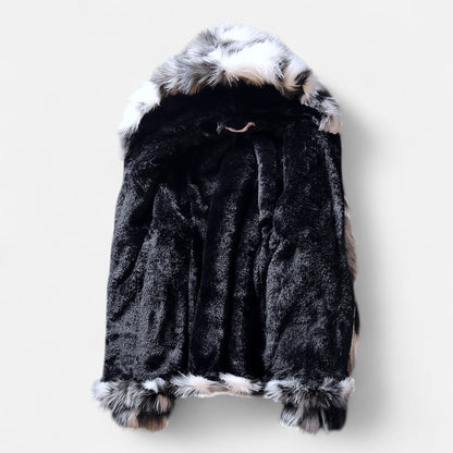Dorevelle | Men’s Hooded Fur Jacket – Winter Heritage Warmth