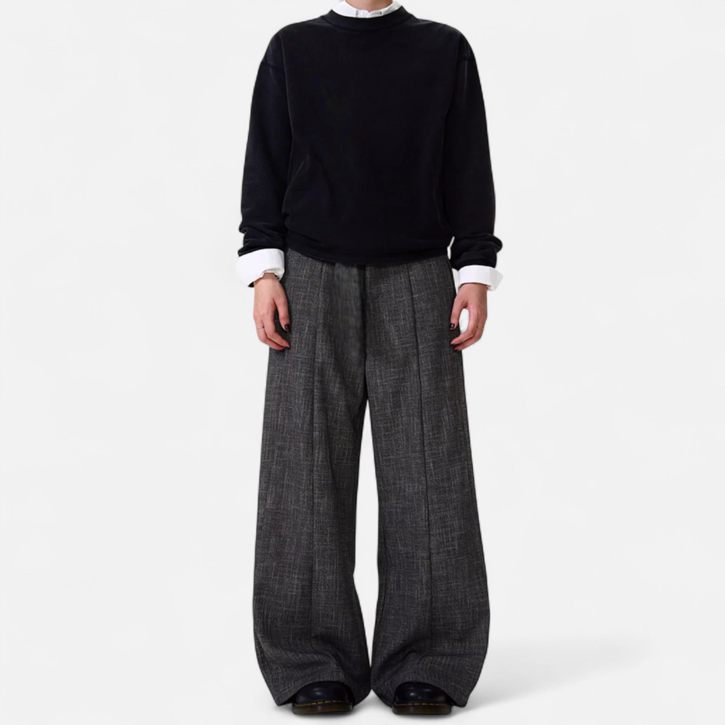 Men’s Classic Draped Trousers in Timeless Heritage Style