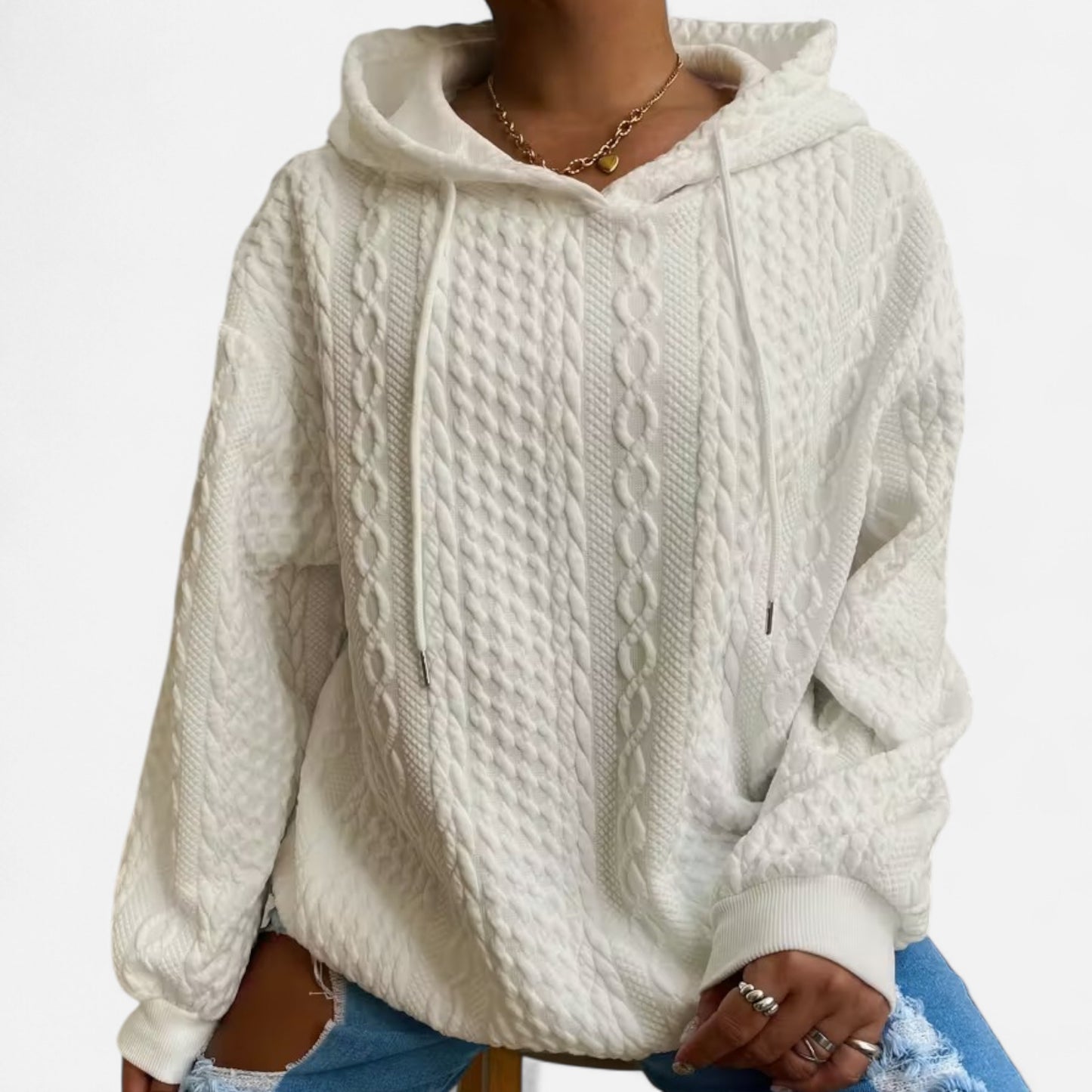 Dorevelle | Women’s Long-Sleeve Hoodie – Relaxed Heritage Style