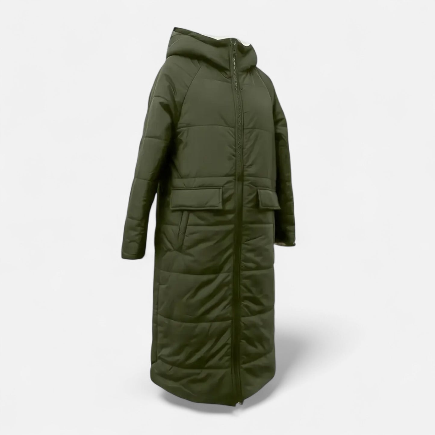 Dorevelle | Women’s Long Padded Coat – Fleece Winter Elegance