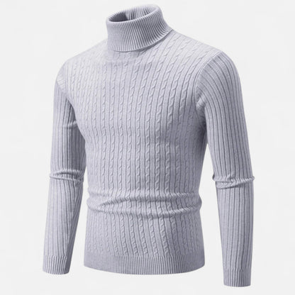 Dorevelle | Men’s Wool Turtleneck – High Neck Winter Elegance