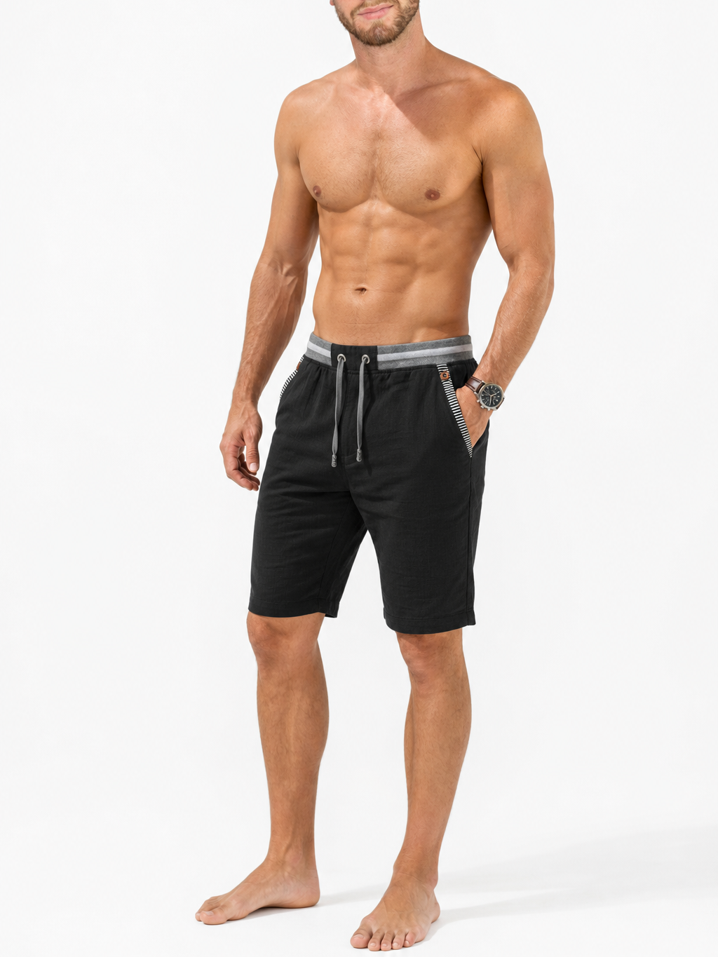 Men's Sky Drawstring Summer Shorts