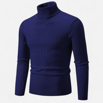 Dorevelle | Men’s Wool Turtleneck – High Neck Winter Elegance