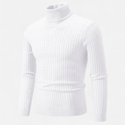 Dorevelle | Men’s Wool Turtleneck – High Neck Winter Elegance